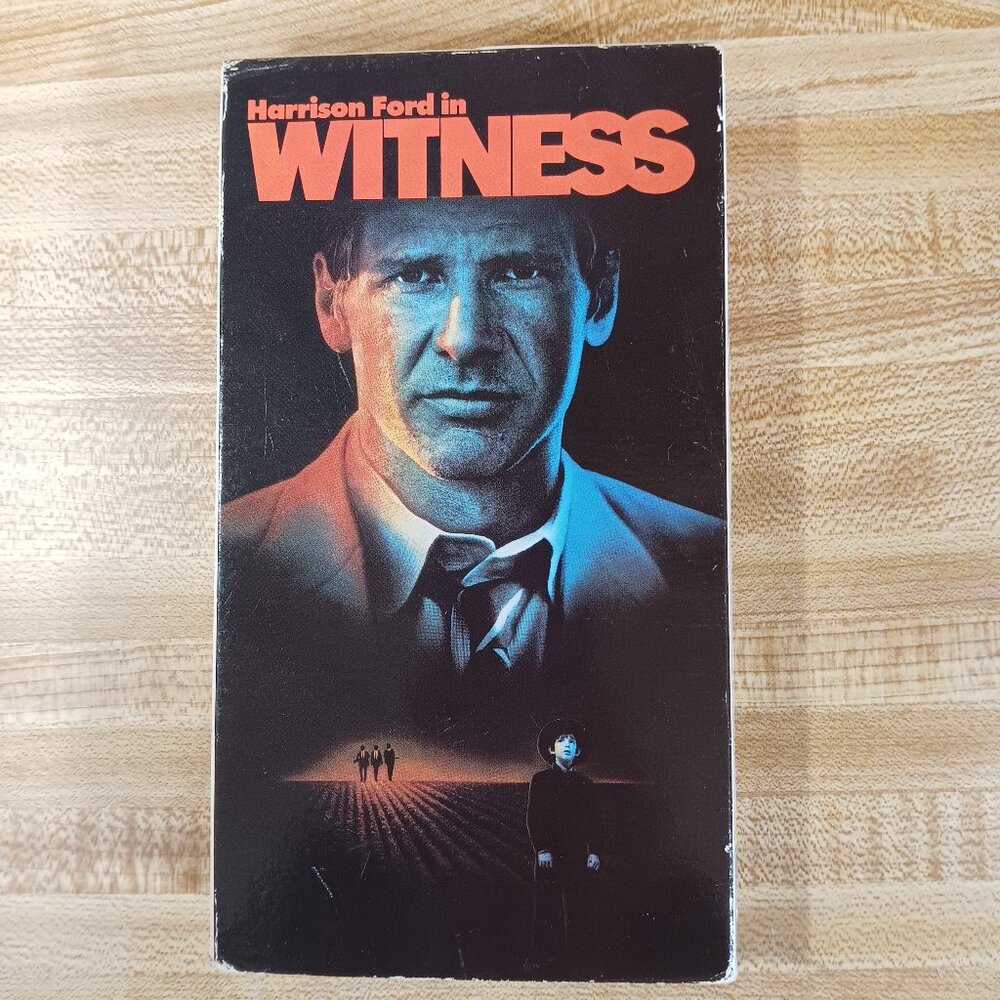 Witness 1985  VHS Harrison Ford Peter Weir Vintage 80s Thriller Crime McGillis